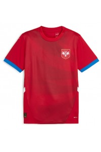 Fotbalové Dres Srbsko Domácí Oblečení ME 2024 Krátký Rukáv